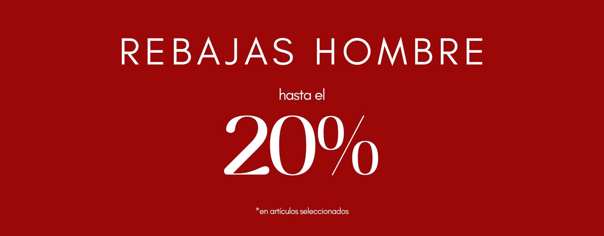 REBAJAS HOMBRE